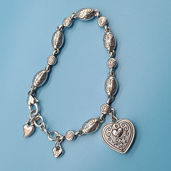 2015 Brighton "TRUST YOUR JOURNEY" Love Heals Bracelet 4 Breast Cancer Awareness - Picture 5 of 12